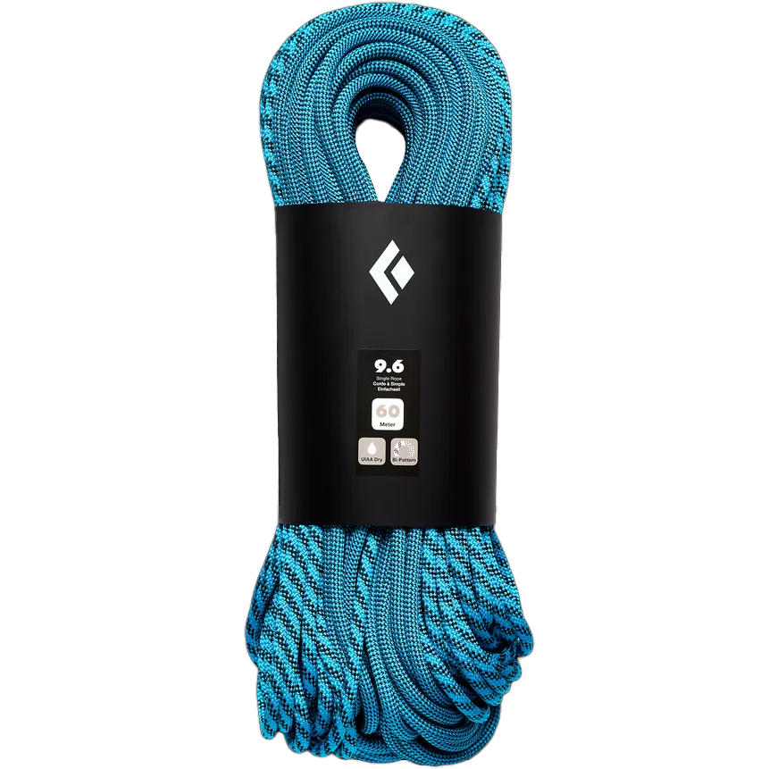 9.6 Bi-Pattern Dry 60m Climbing Rope