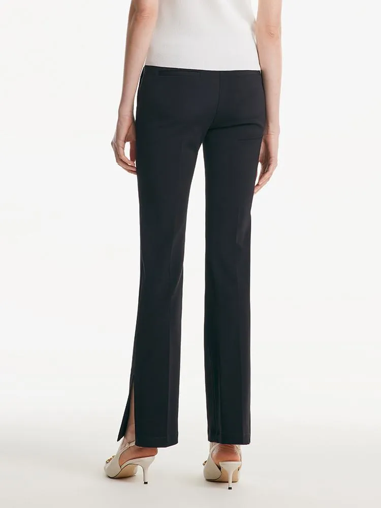 Acetate Stretchy Slight Flared Pants