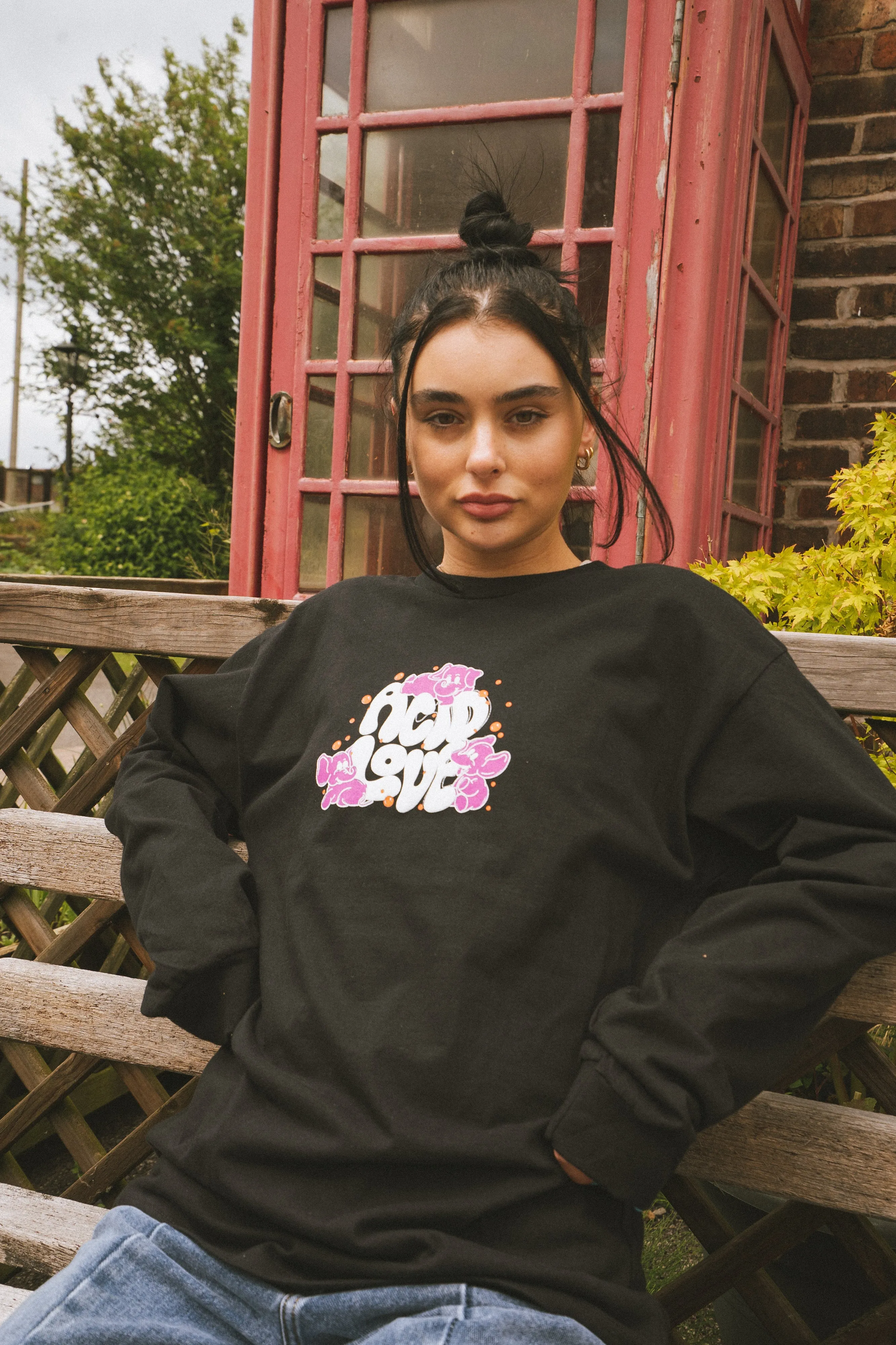 ACID LOVE 0.06 'Fantasy' Longsleeve Tee - Black