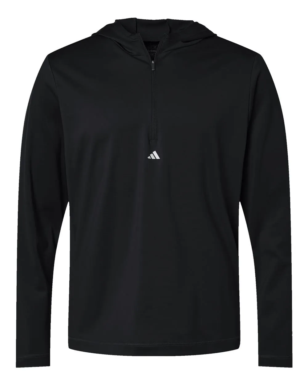 Adidas A596 Lightweight Performance Quarter-Zip Hooded Pullover