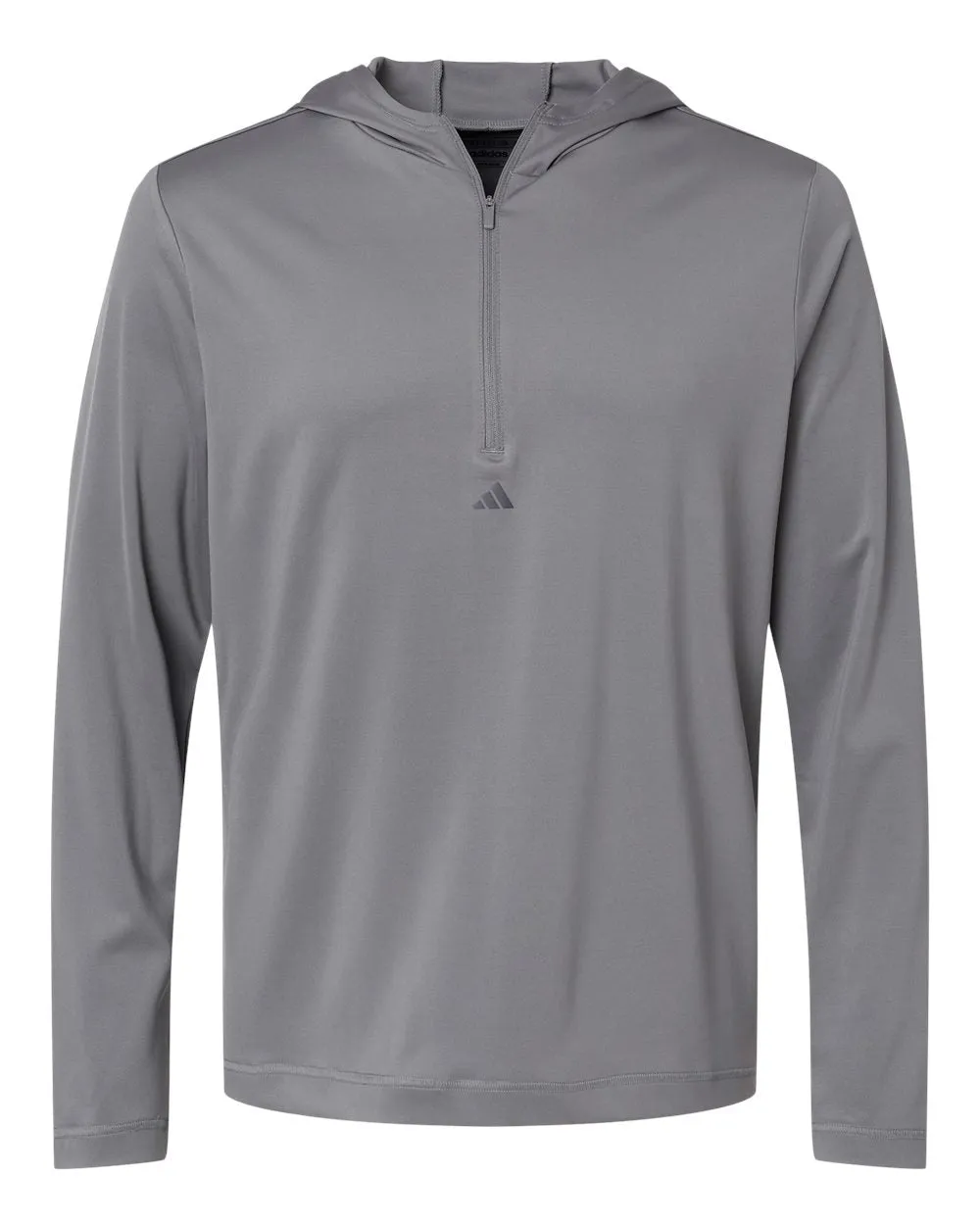 Adidas A596 Lightweight Performance Quarter-Zip Hooded Pullover