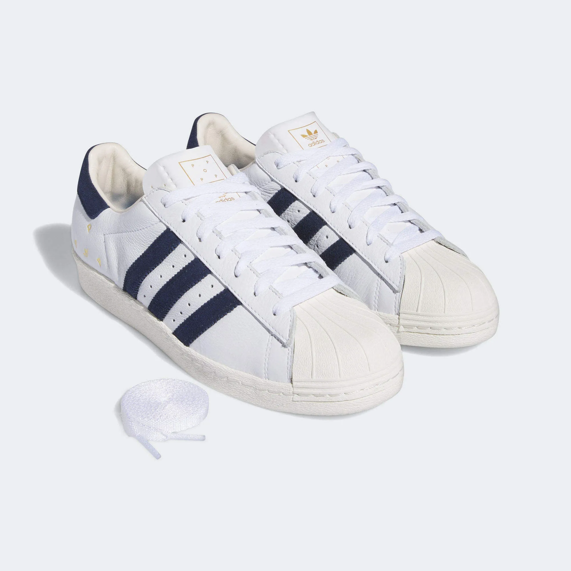 Adidas - Pop Trading Company Superstar Shoes IE3408 [WHITE/NAVY]