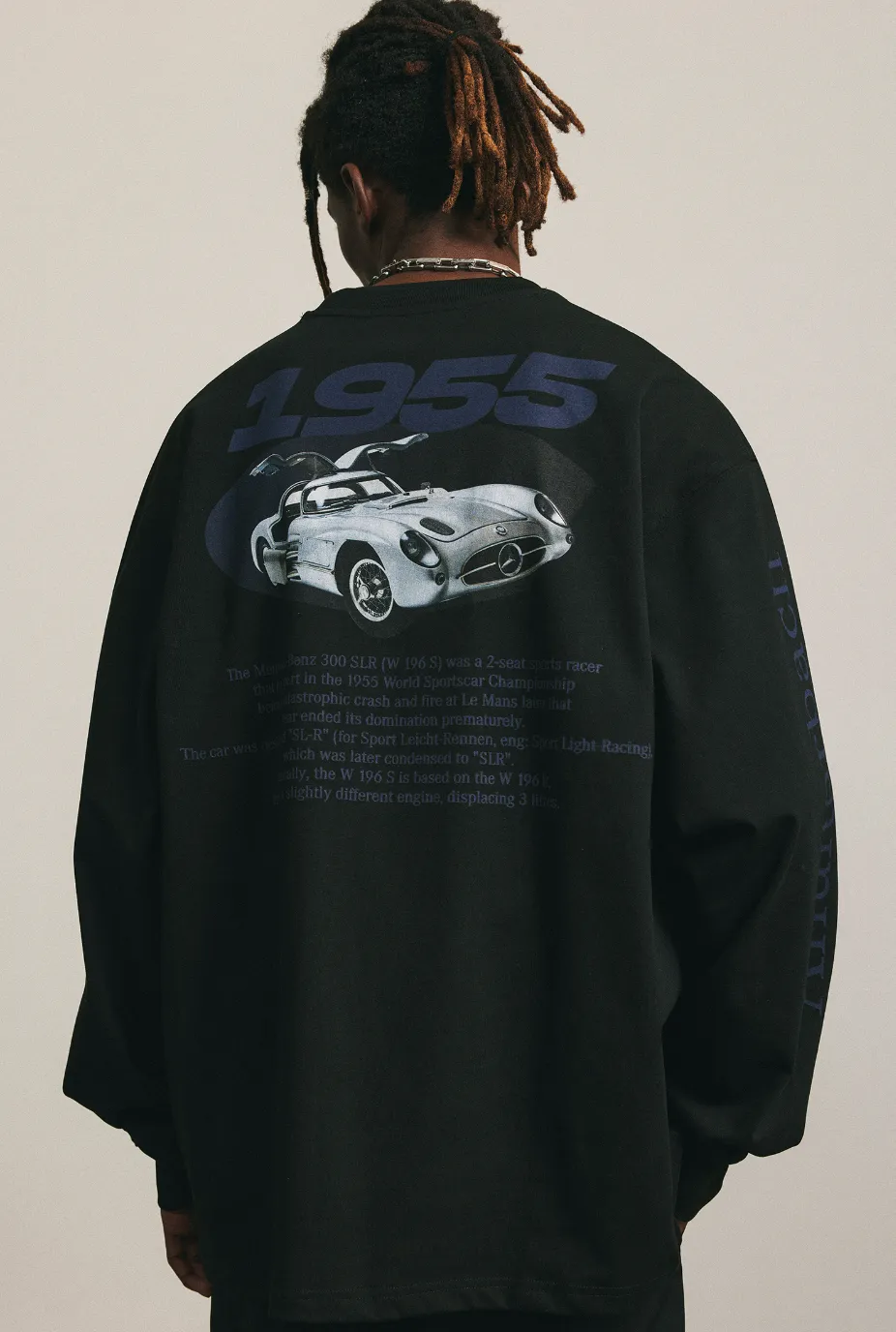 ANTIDOTE Retro Car Long Sleeved Tee