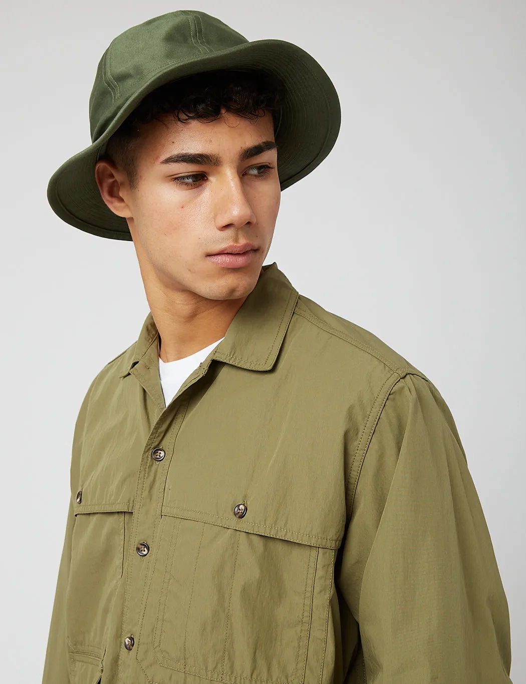 Beams Plus Adventure Shirt (Comfort Cloth) - Olive Green