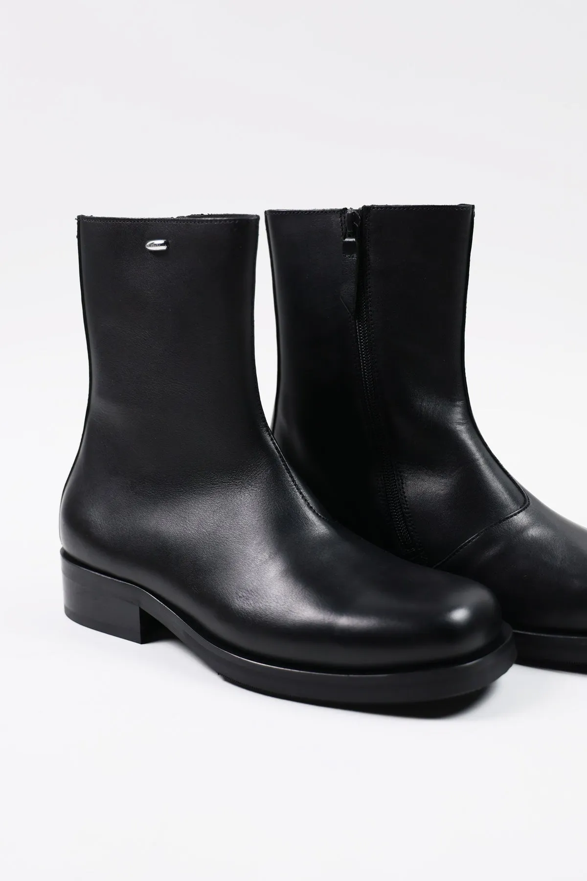 Camion Boots - Black Leather