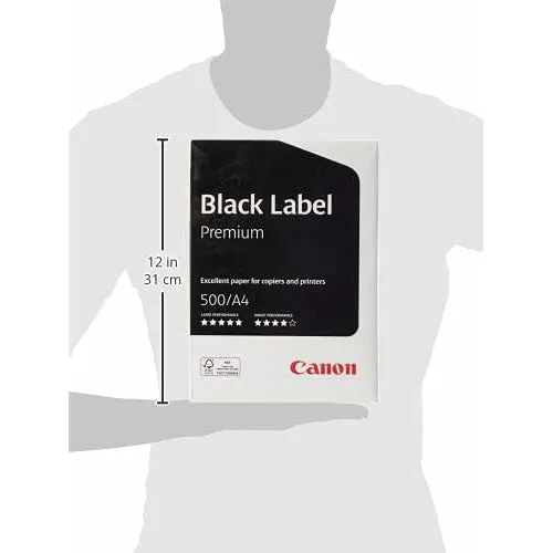 Canon Black Label Premium A4 75gsm FSC White Paper 7 x 500 sheets | CANON BUNDLE