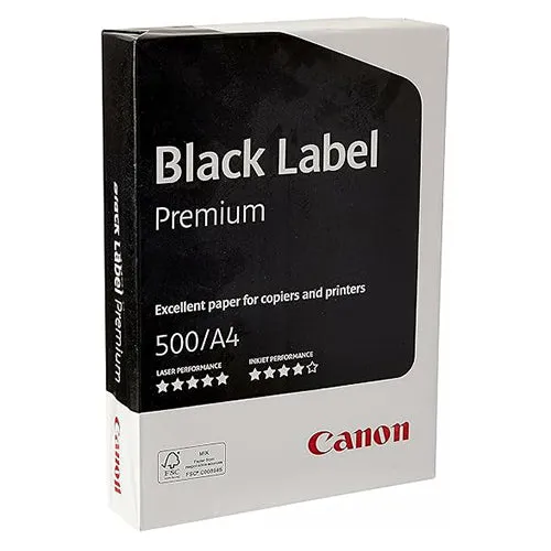 Canon Black Label Premium A4 75gsm FSC White Paper 7 x 500 sheets | CANON BUNDLE