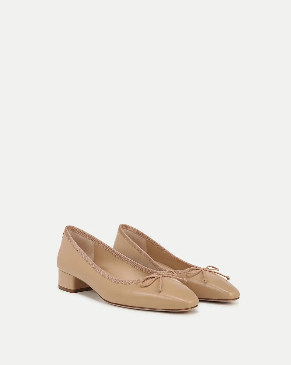 Cecile Leather Ballet Pump