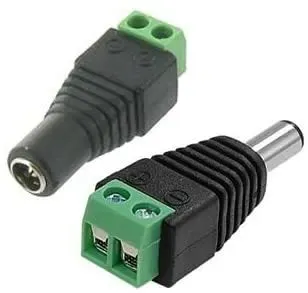 DC Power Jack Adapter Connector Plug Male & Female