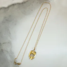 Edwardian Gold & Pearl Pendant