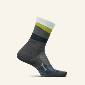 Elite Max Cushion Trail Mini Crew Sock in Ascent Gray