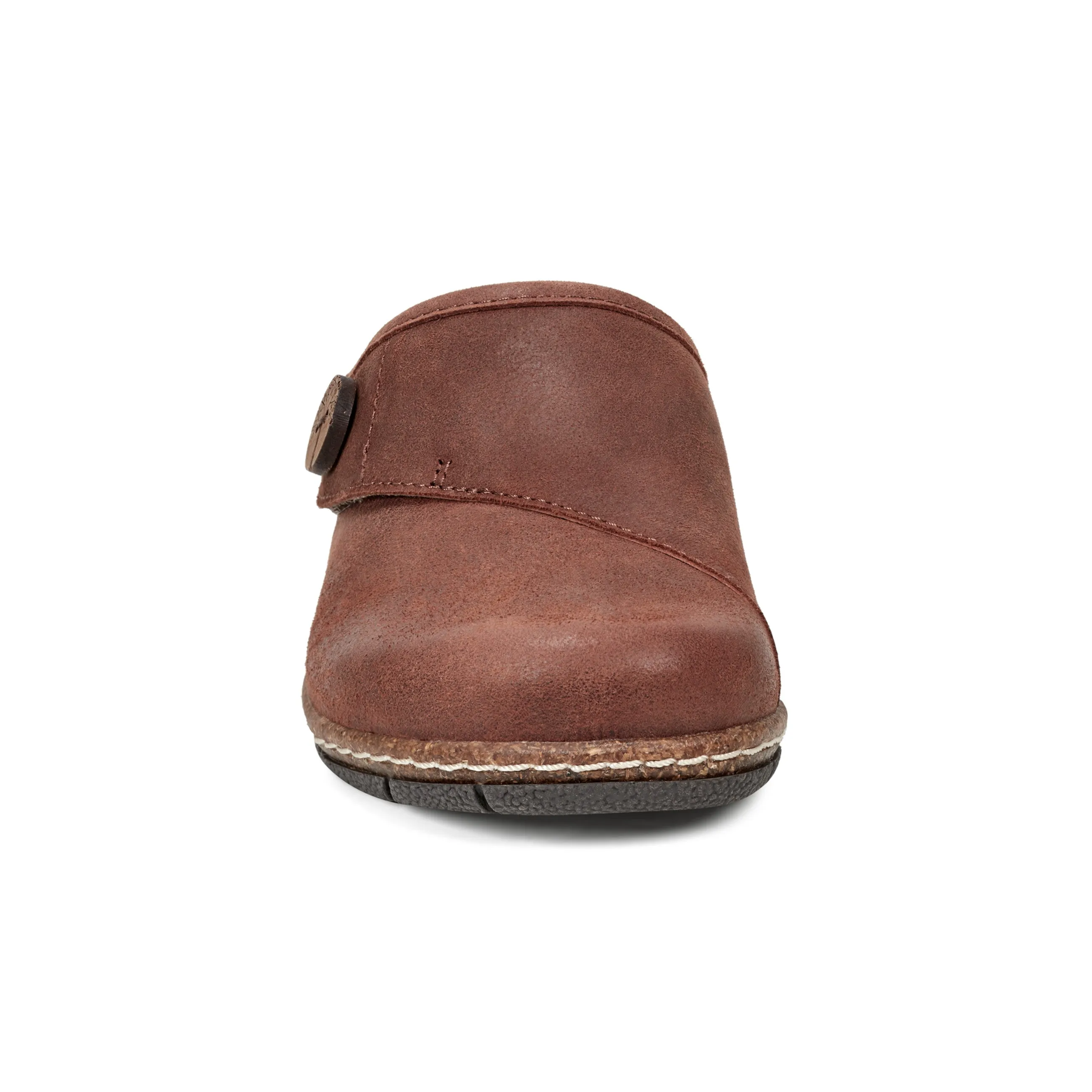 Ezra Round Toe Casual Slip-on Flat Clogs