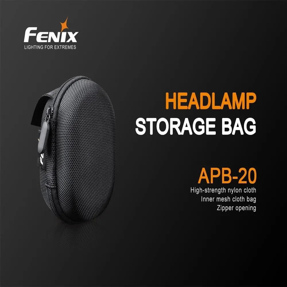 Fenix APB-20 Headlamp Storage Bag - Black