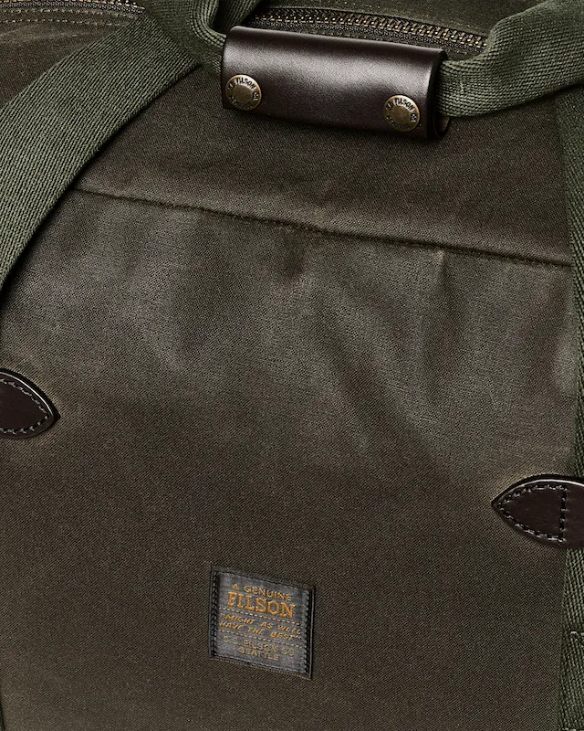 Filson Tin Cloth Medium Duffle Bag - Otter Green