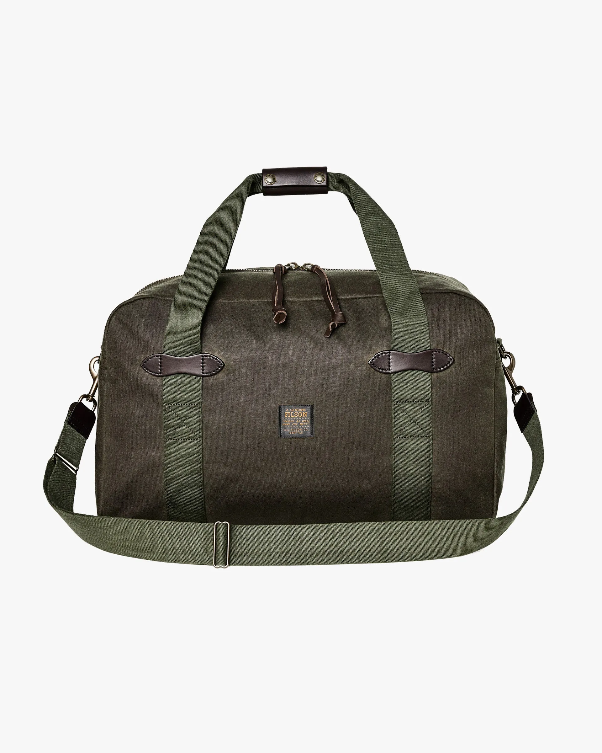 Filson Tin Cloth Medium Duffle Bag - Otter Green