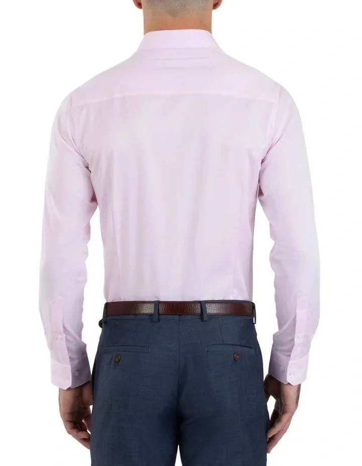 Gibson Slim Fit Flame Pink Shirt