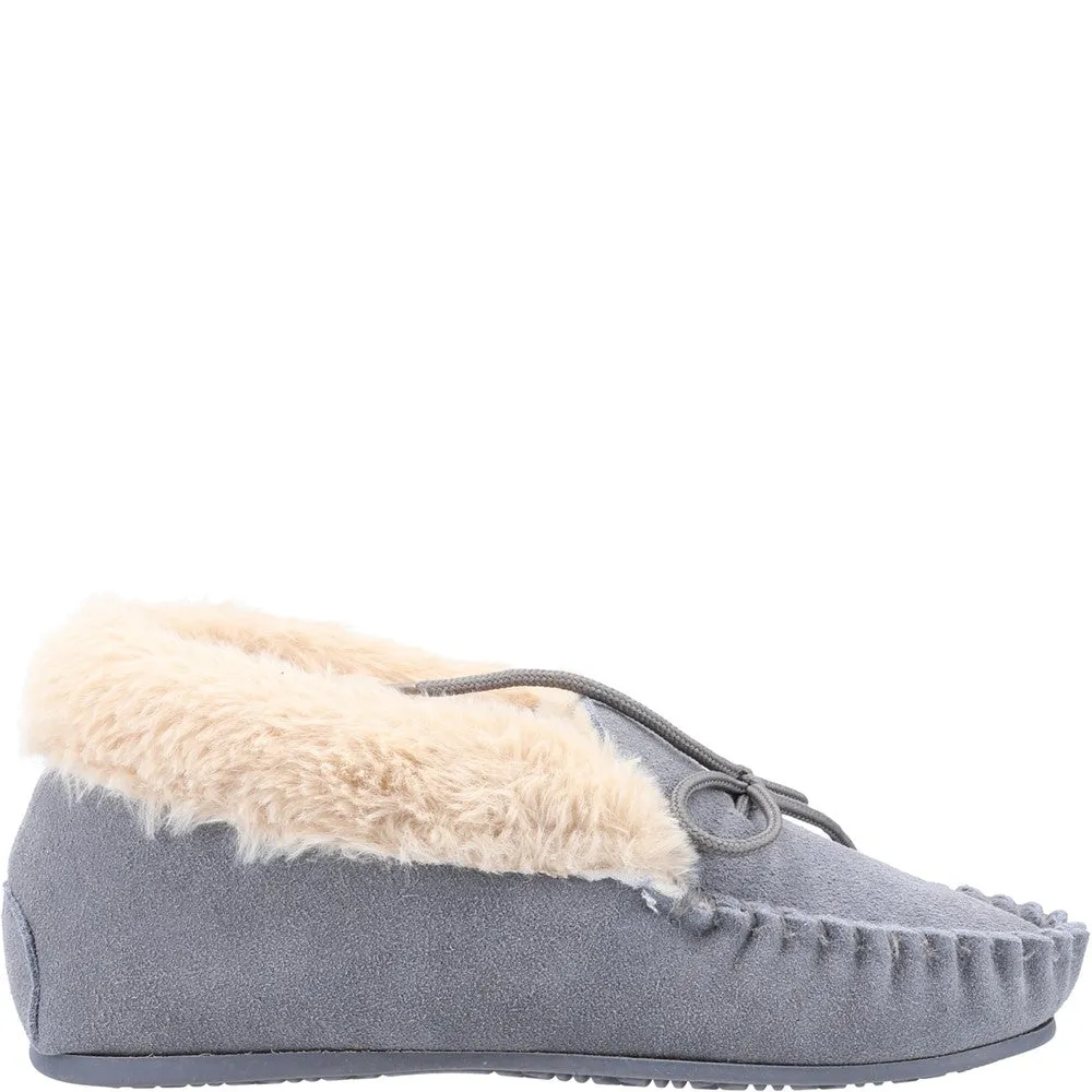 Grey Philippa Slippers