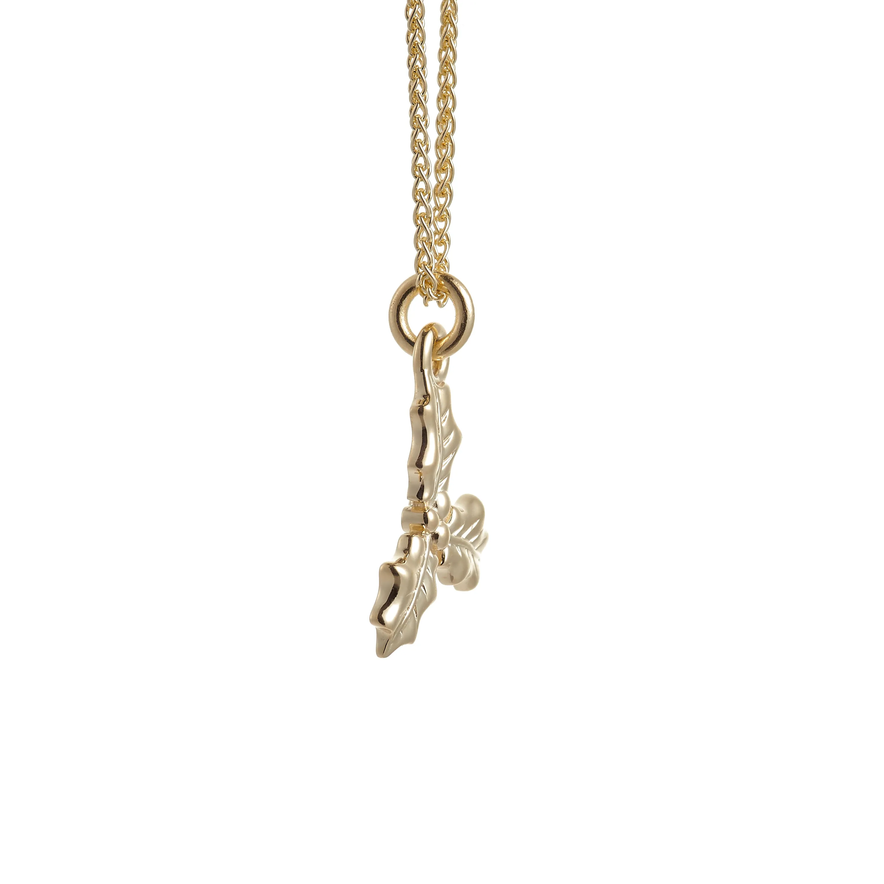 Holly Solid Gold Necklace