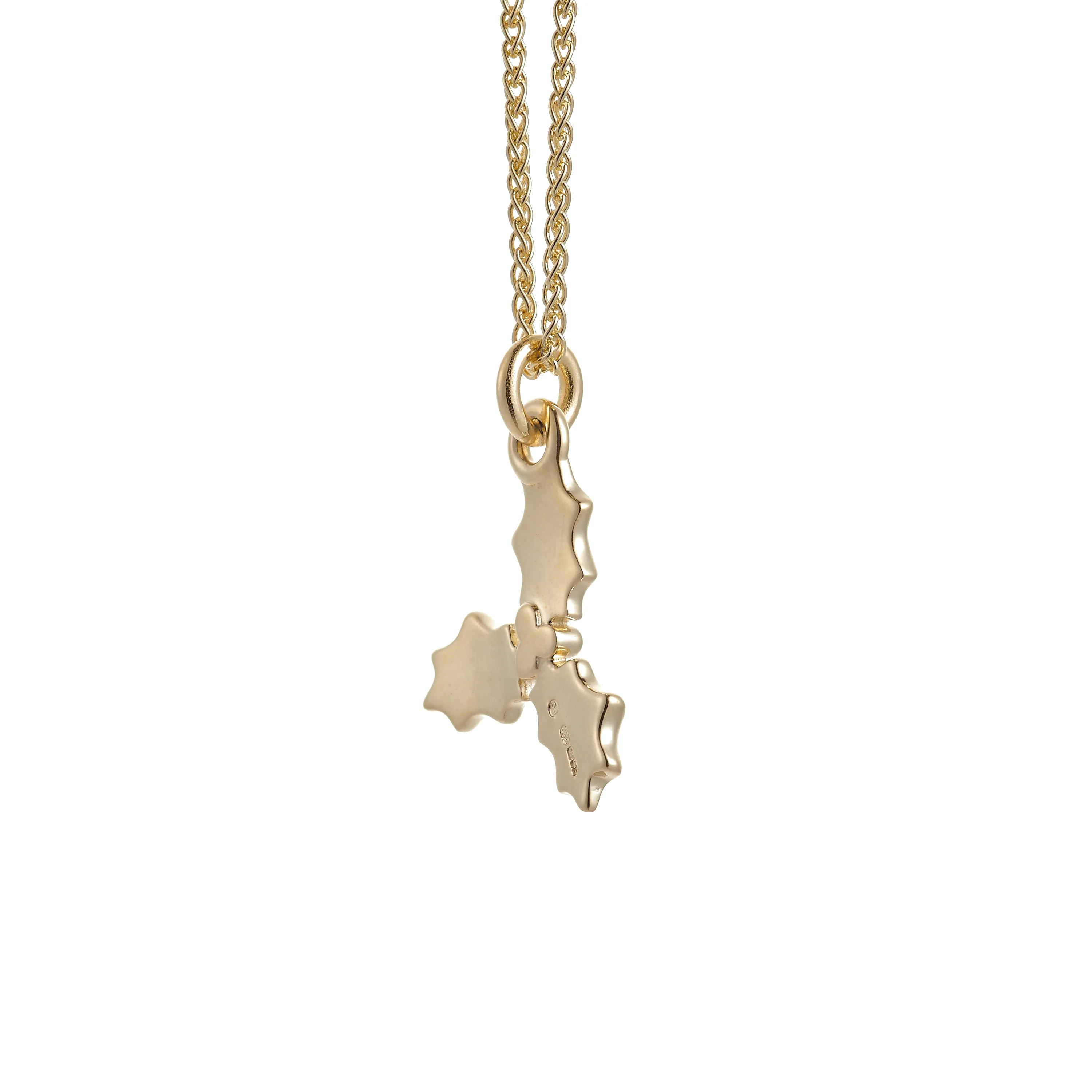 Holly Solid Gold Necklace