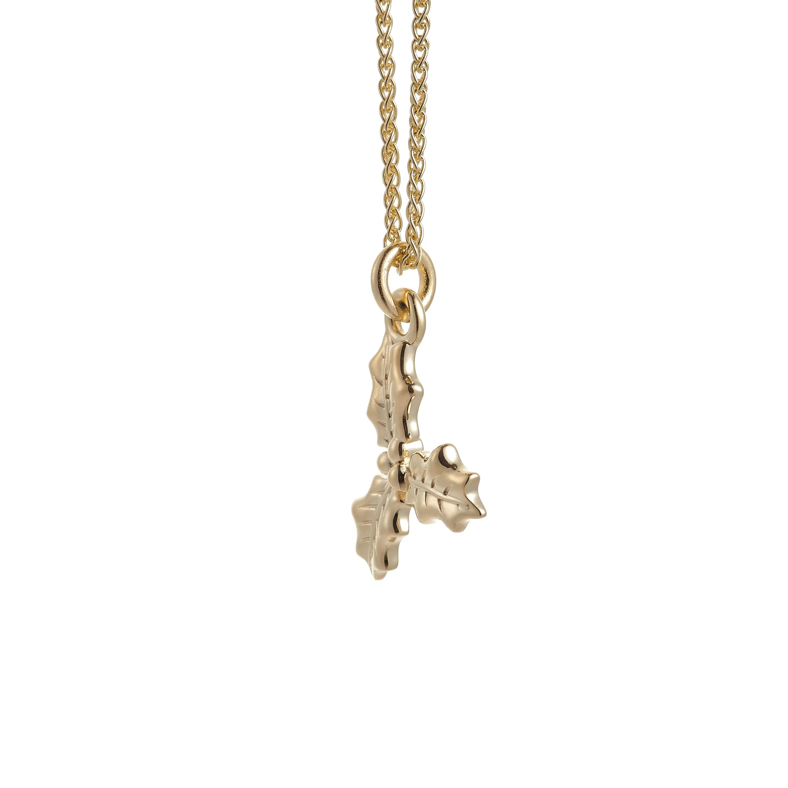 Holly Solid Gold Necklace