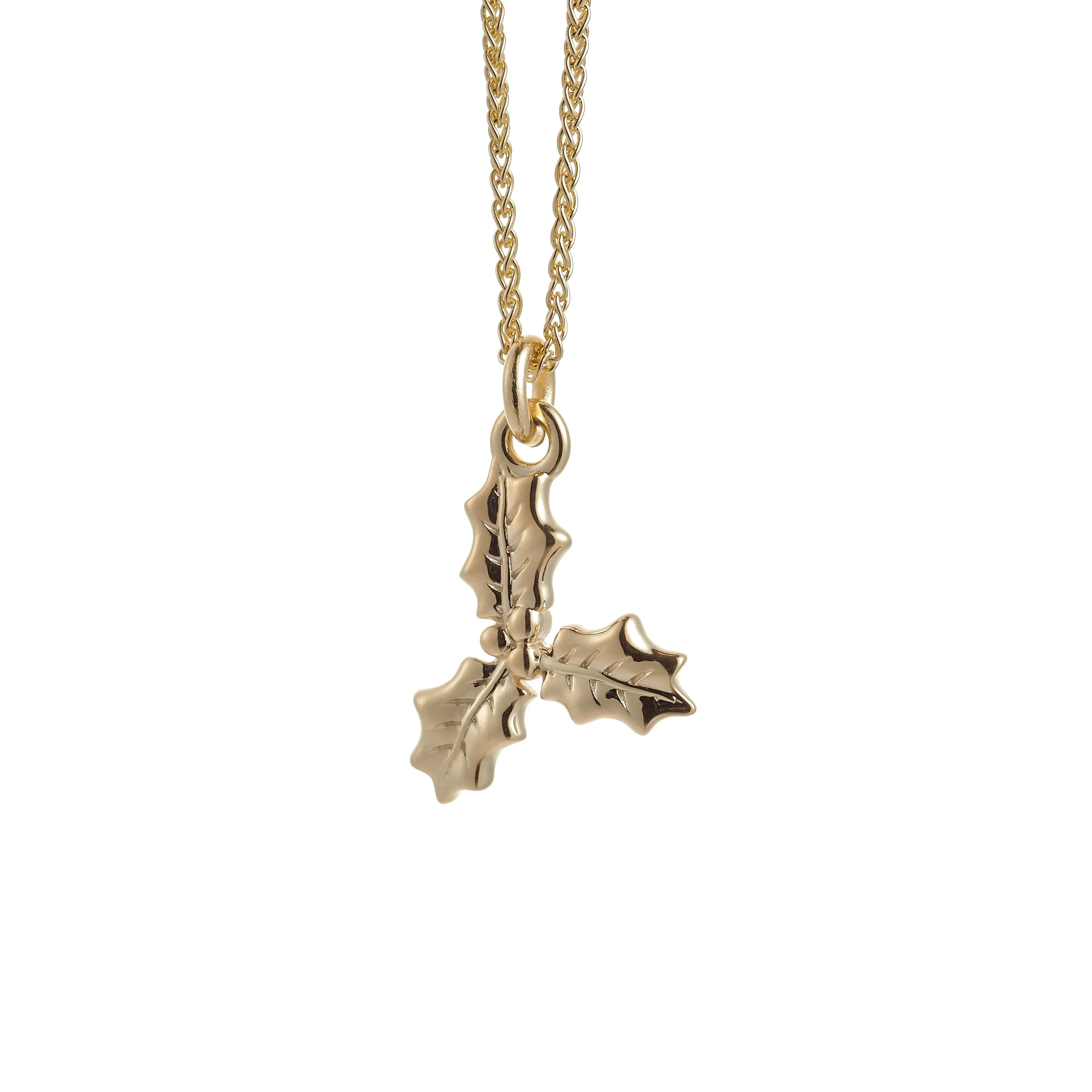 Holly Solid Gold Necklace