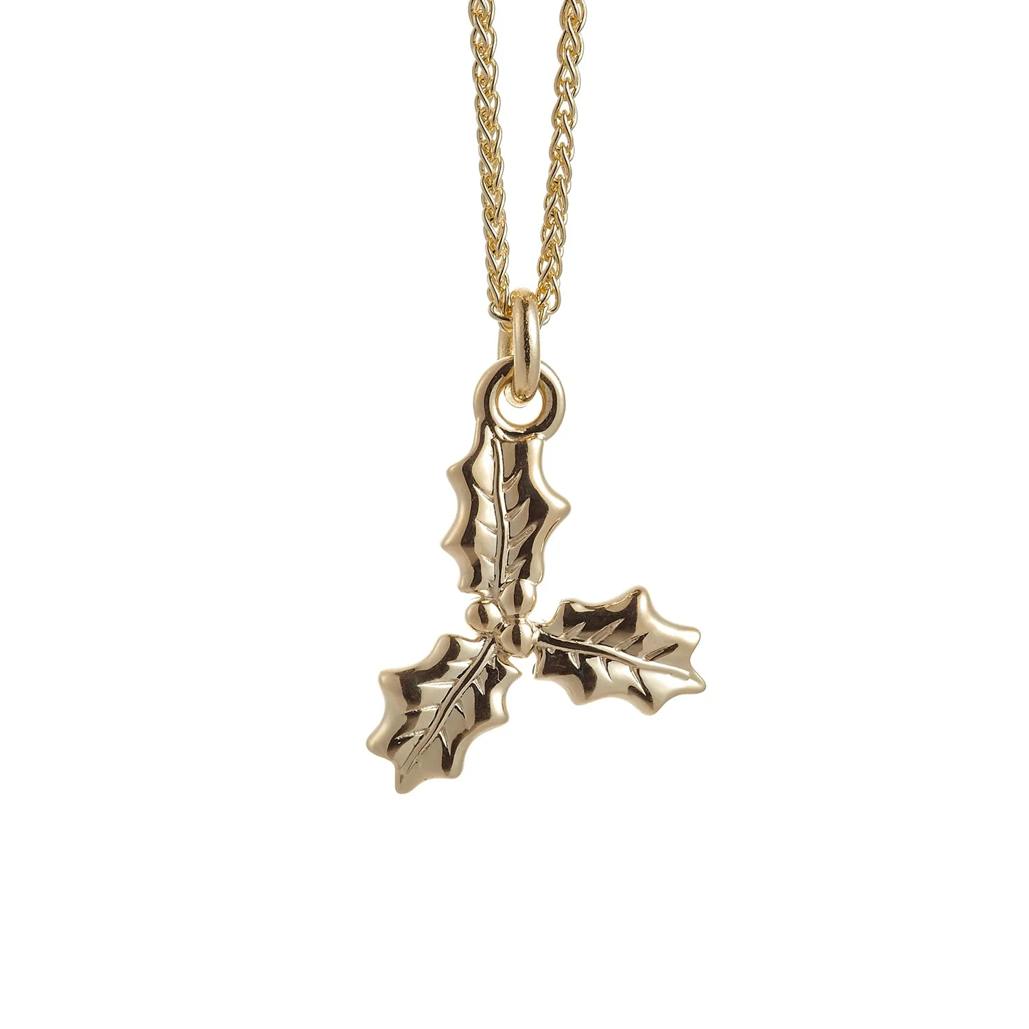 Holly Solid Gold Necklace