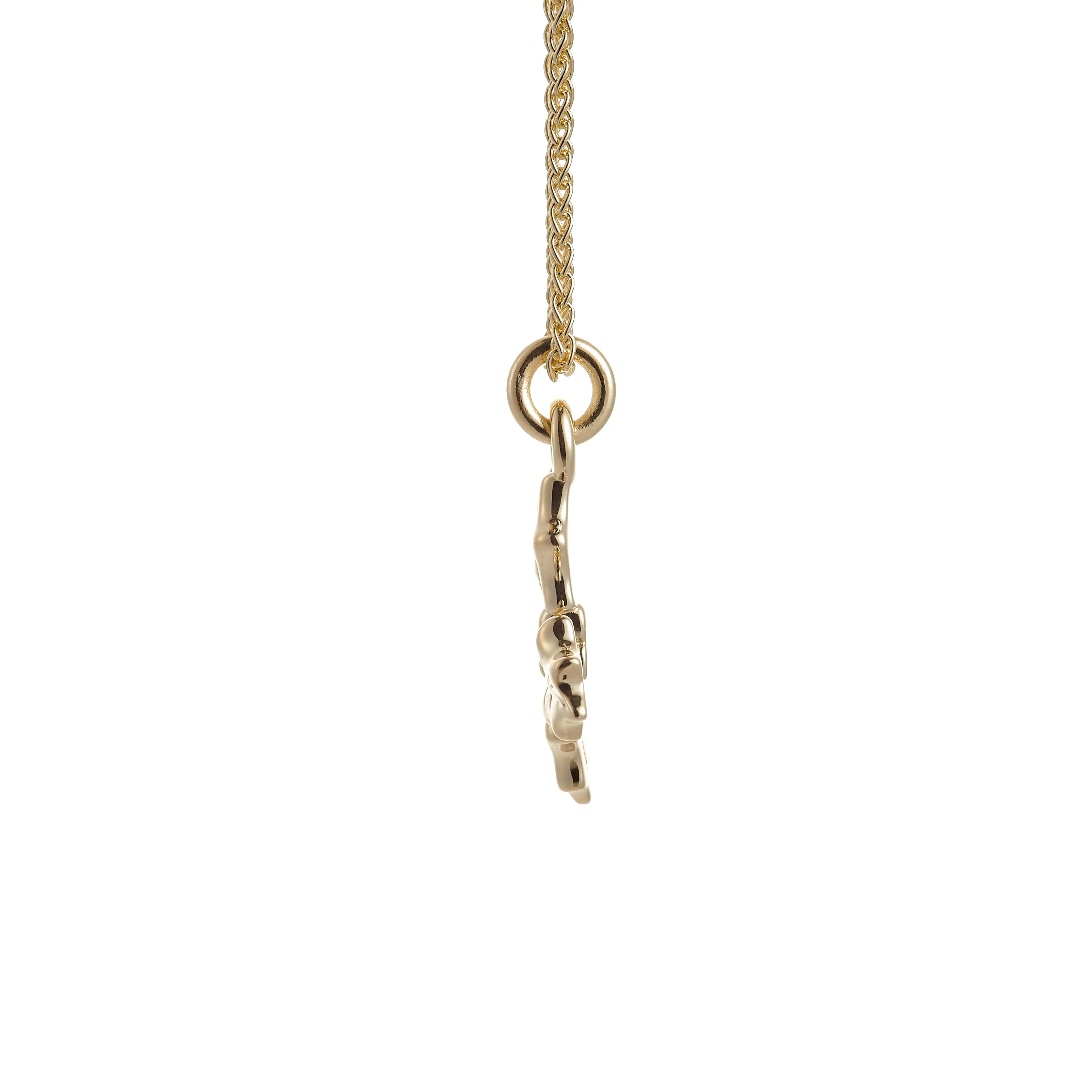 Holly Solid Gold Necklace