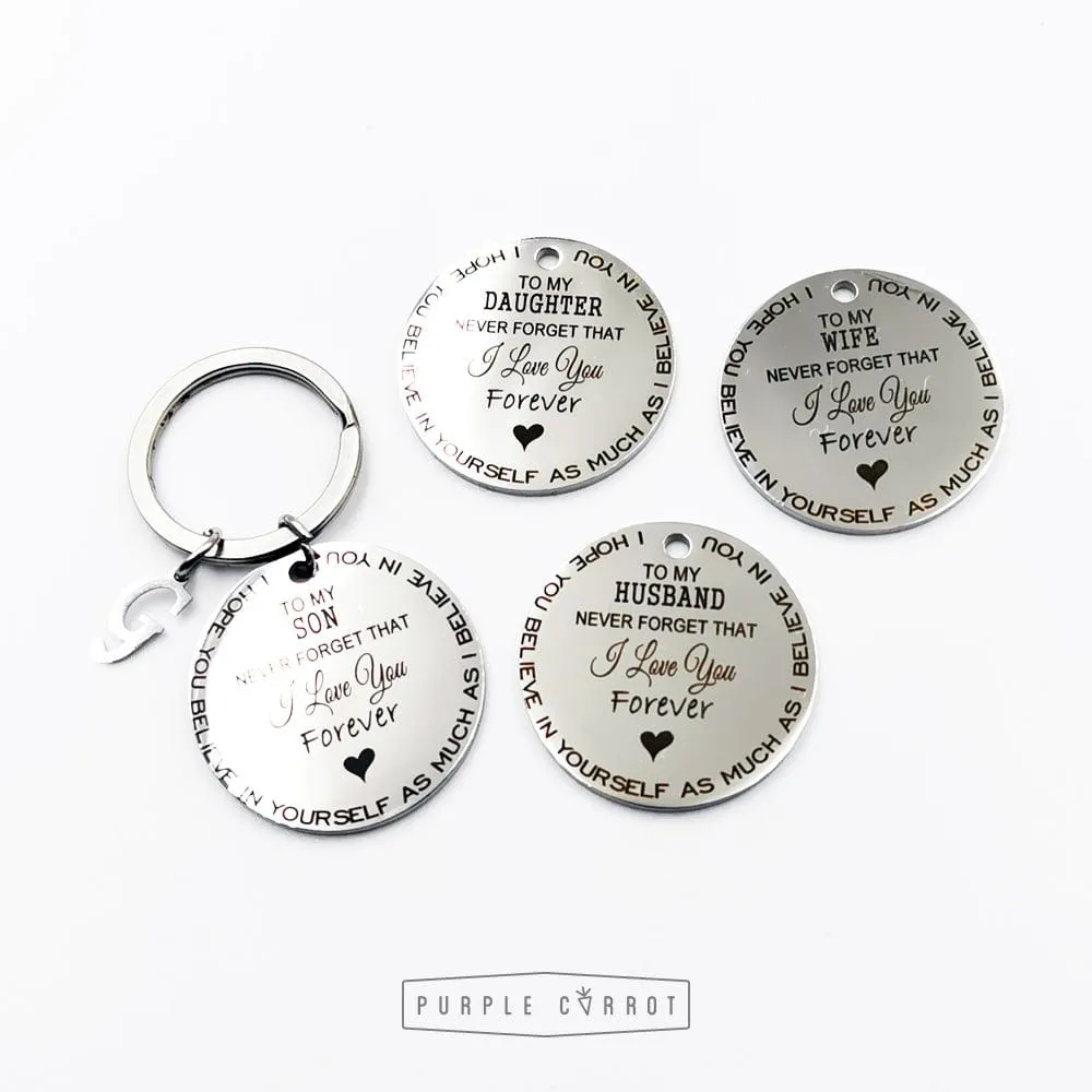 I Love You Forever Keychain