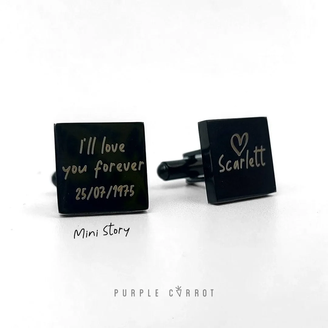 I'll Love You Forever Cuff Links