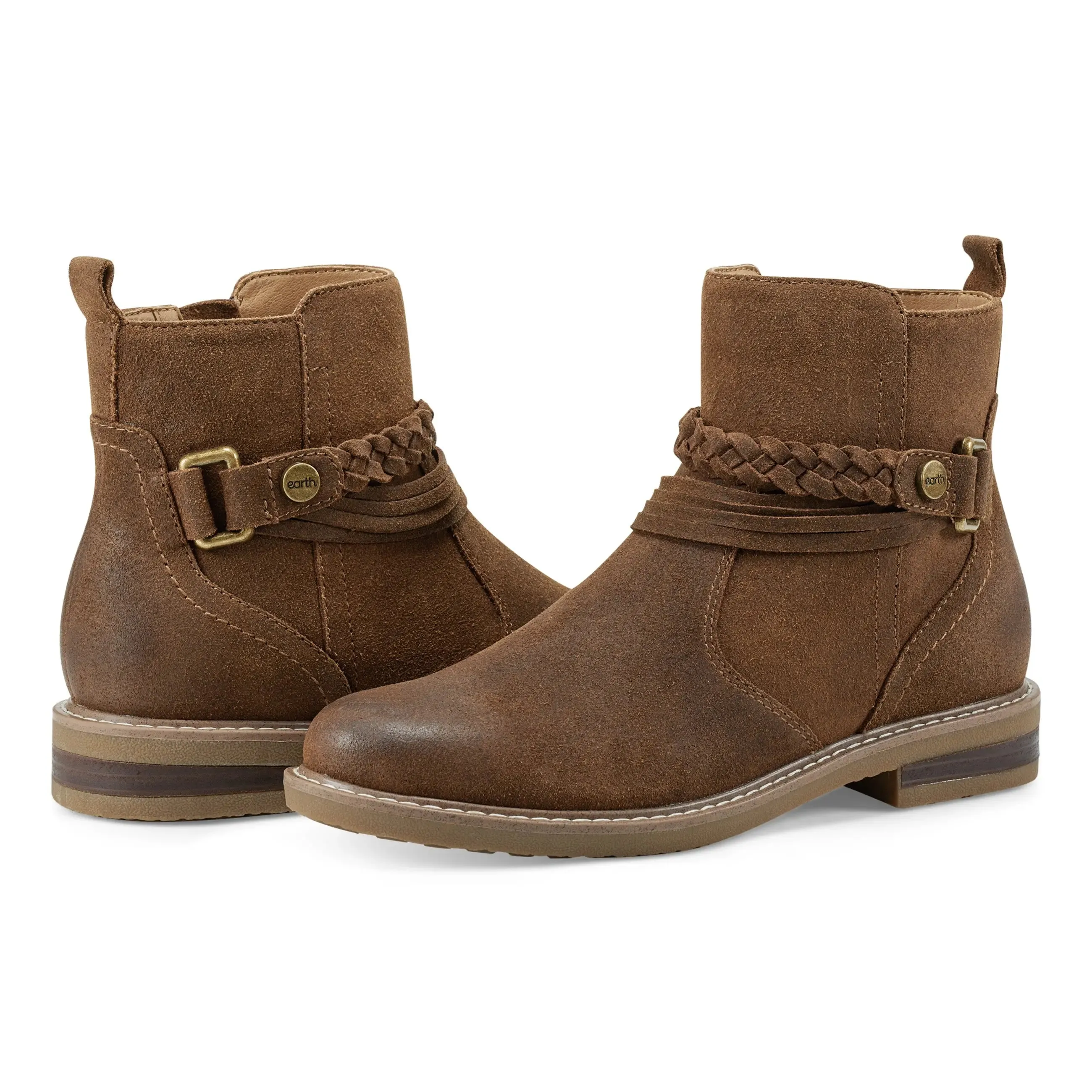 Jeno Round Toe Casual Booties