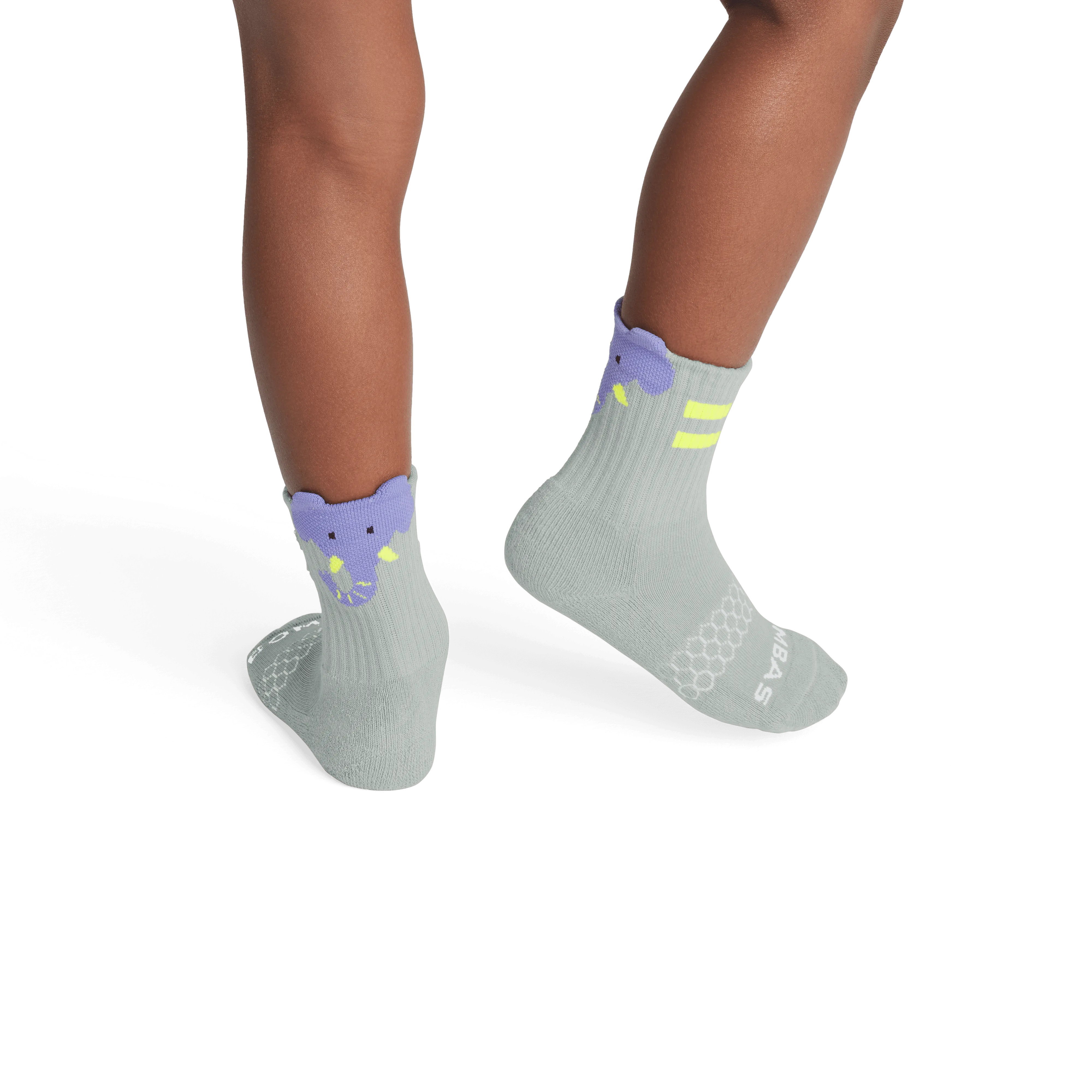 Junior Safari Stripe Calf Sock 4-Pack