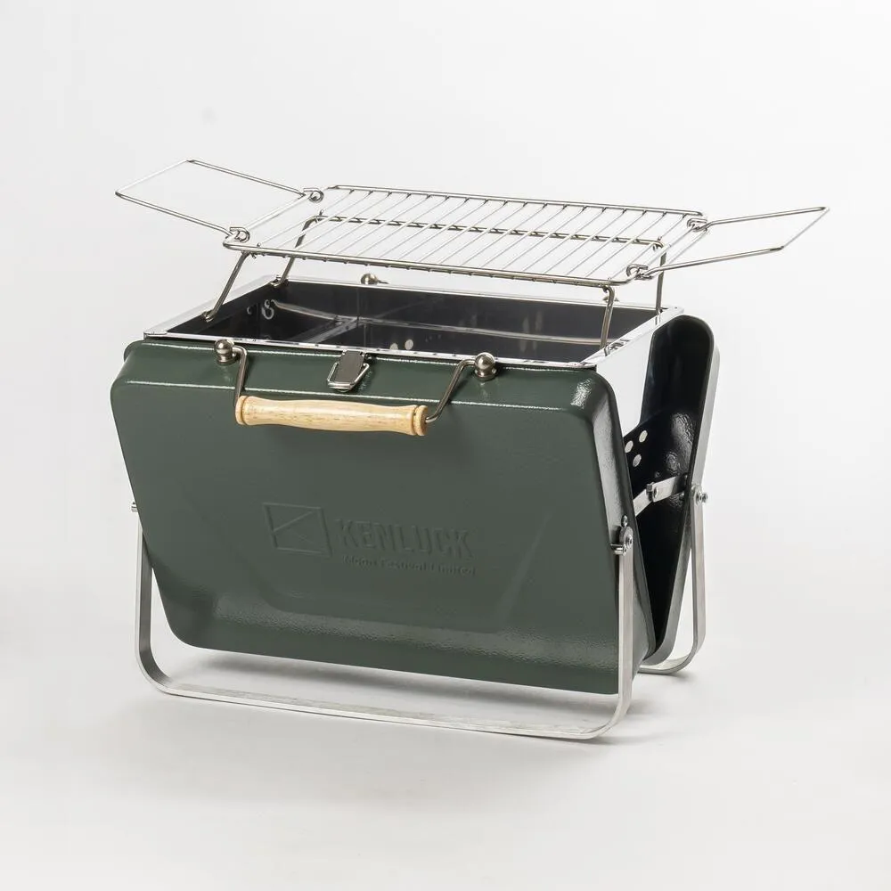 Kenluck Buddy Grill / BBQ - Hammertone Gloss Green