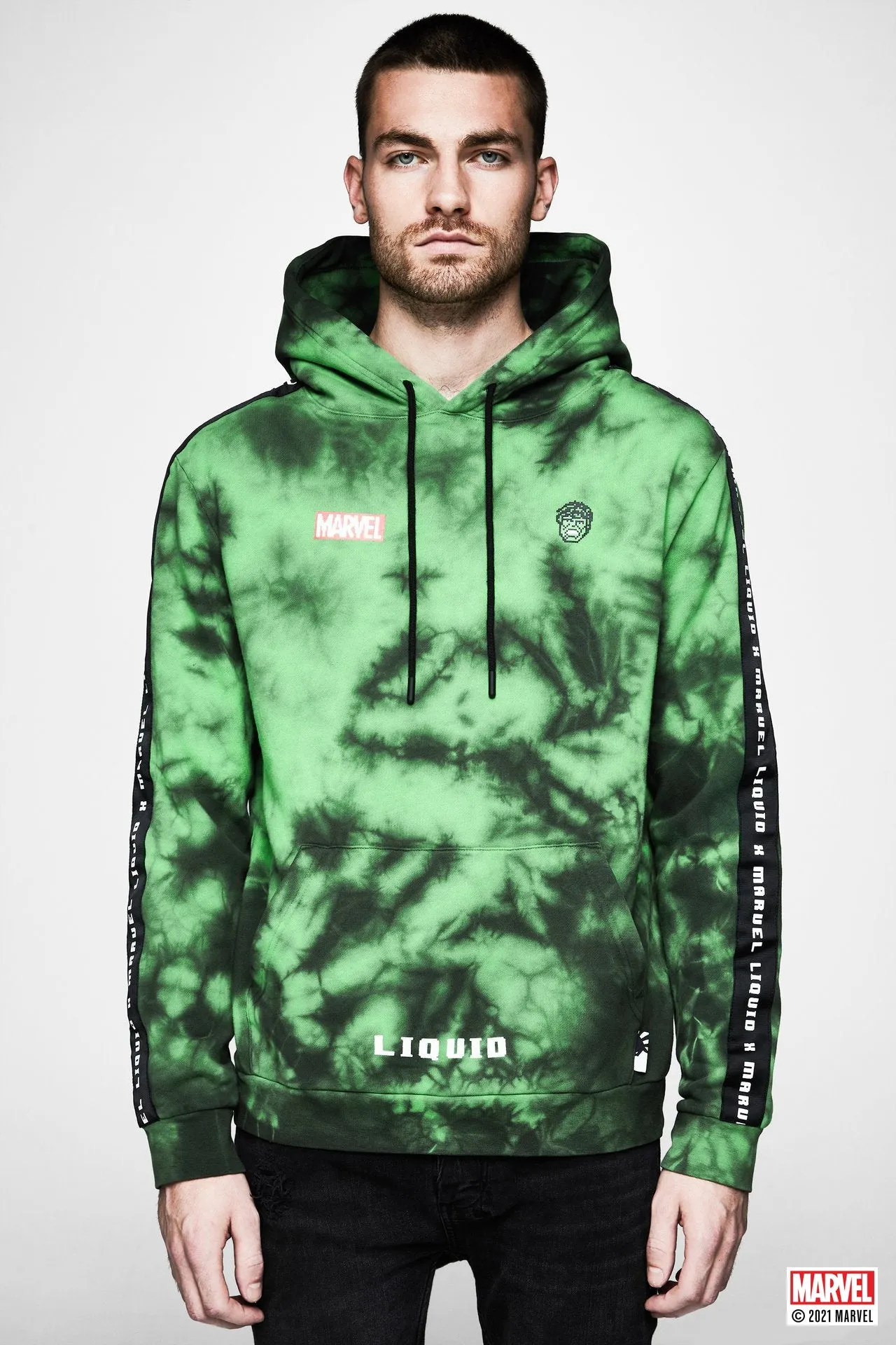 LIQUID X MARVEL RETRO HULK HOODIE