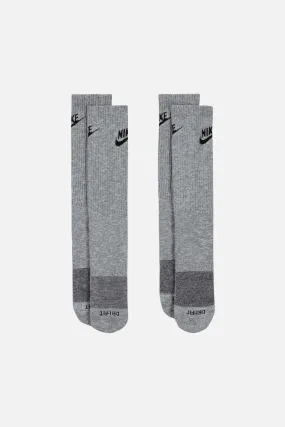 Nike Everyday Plus Cushioned Socks - Particle Grey/black