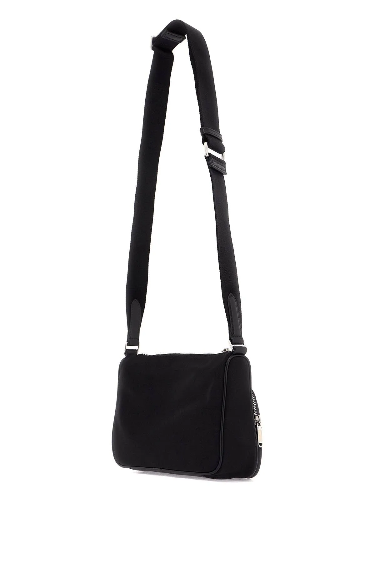 NYLON SHOULDER BAG WITH ADJUSTABLE STRAP