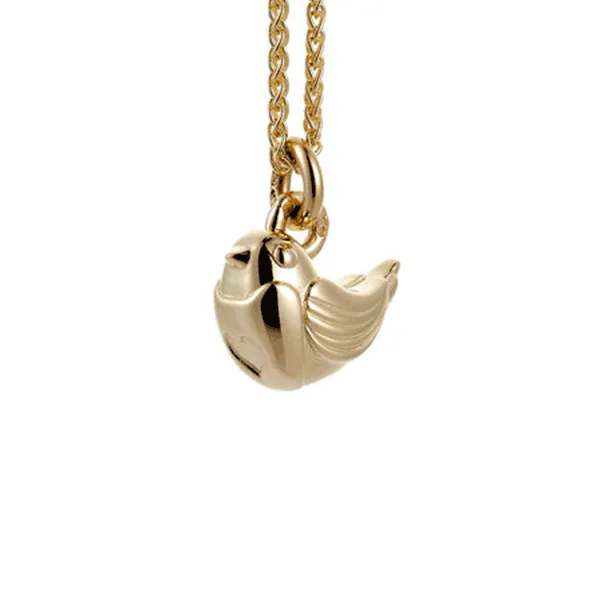 Robin Solid Gold Necklace