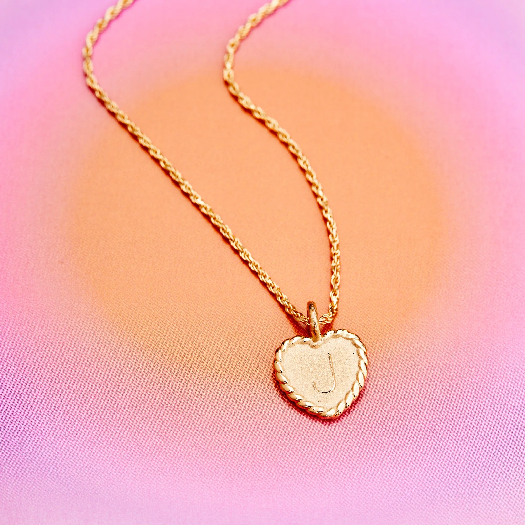 Sweetheart Imperial Disc Pendant Necklace