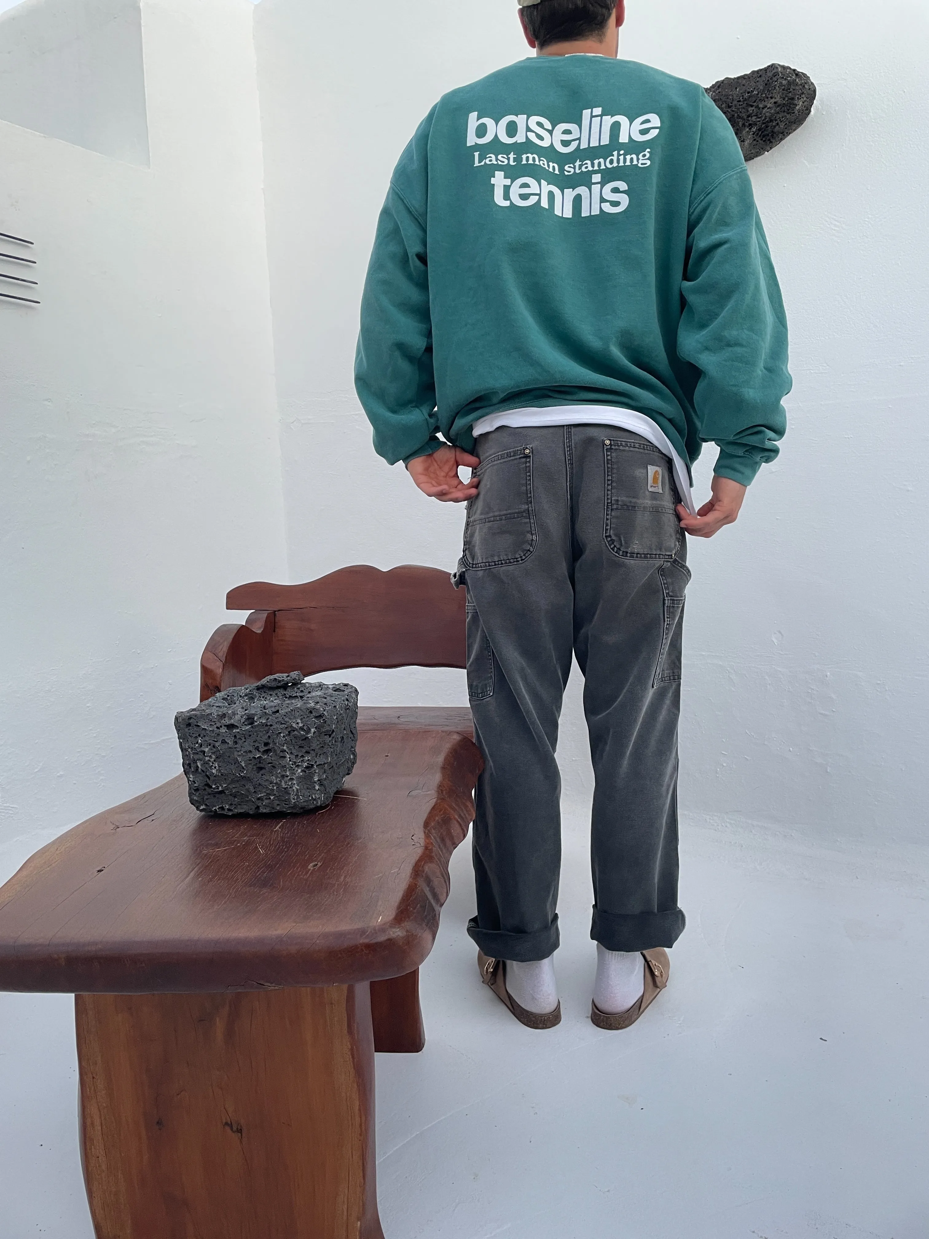 Vice 84 'Baseline' Sweater - Vintage Washed Green