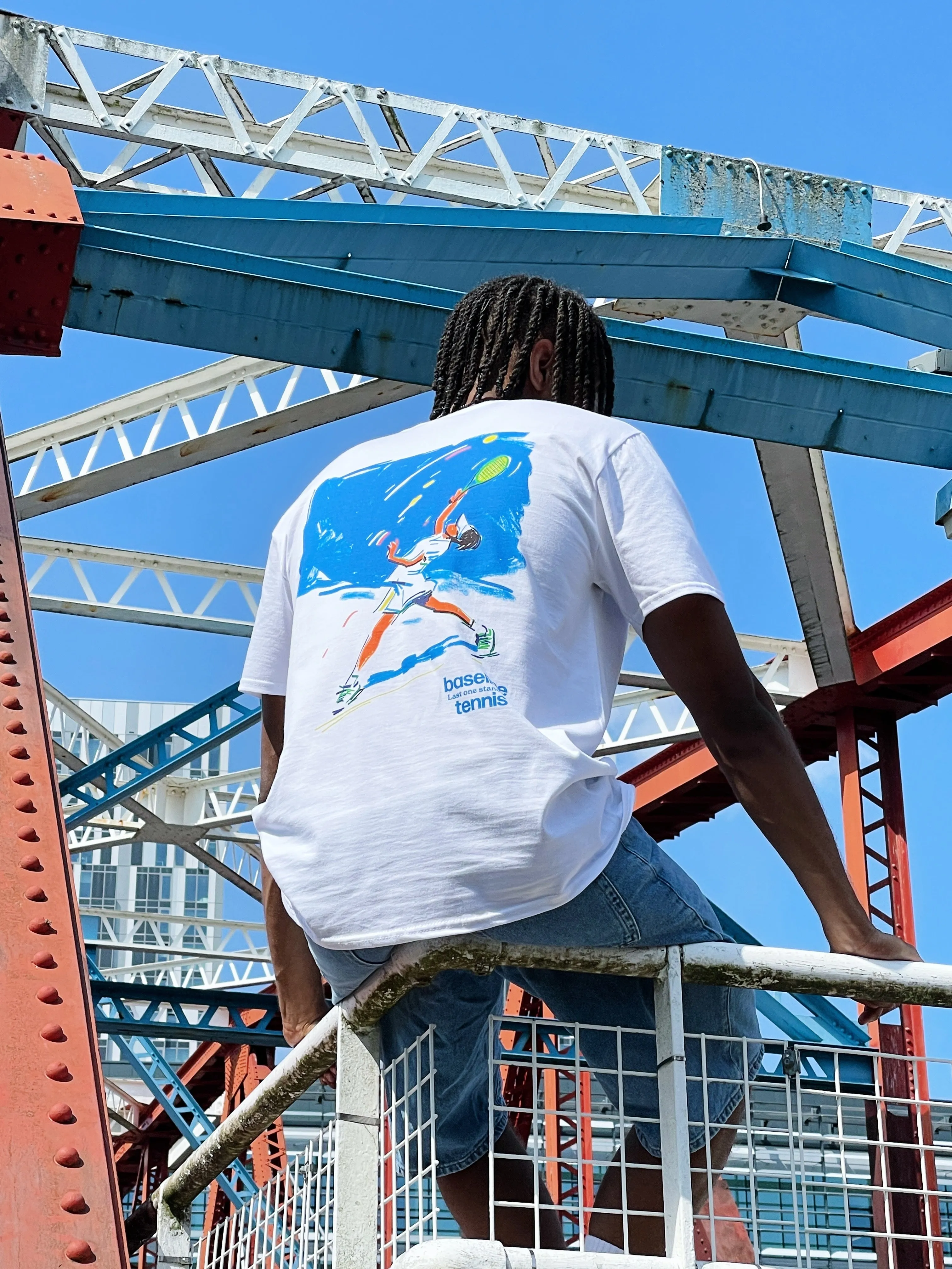 Vice 84 'First Serve' Tee - White