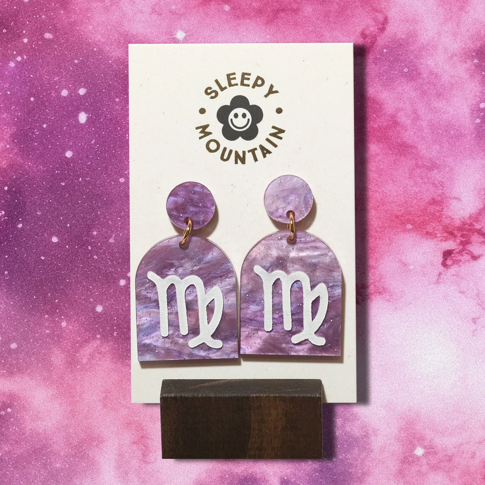 Virgo Zodiac Earrings