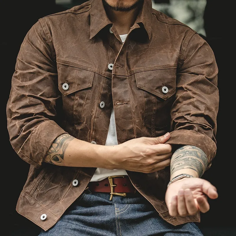 Waxed Male Jacket