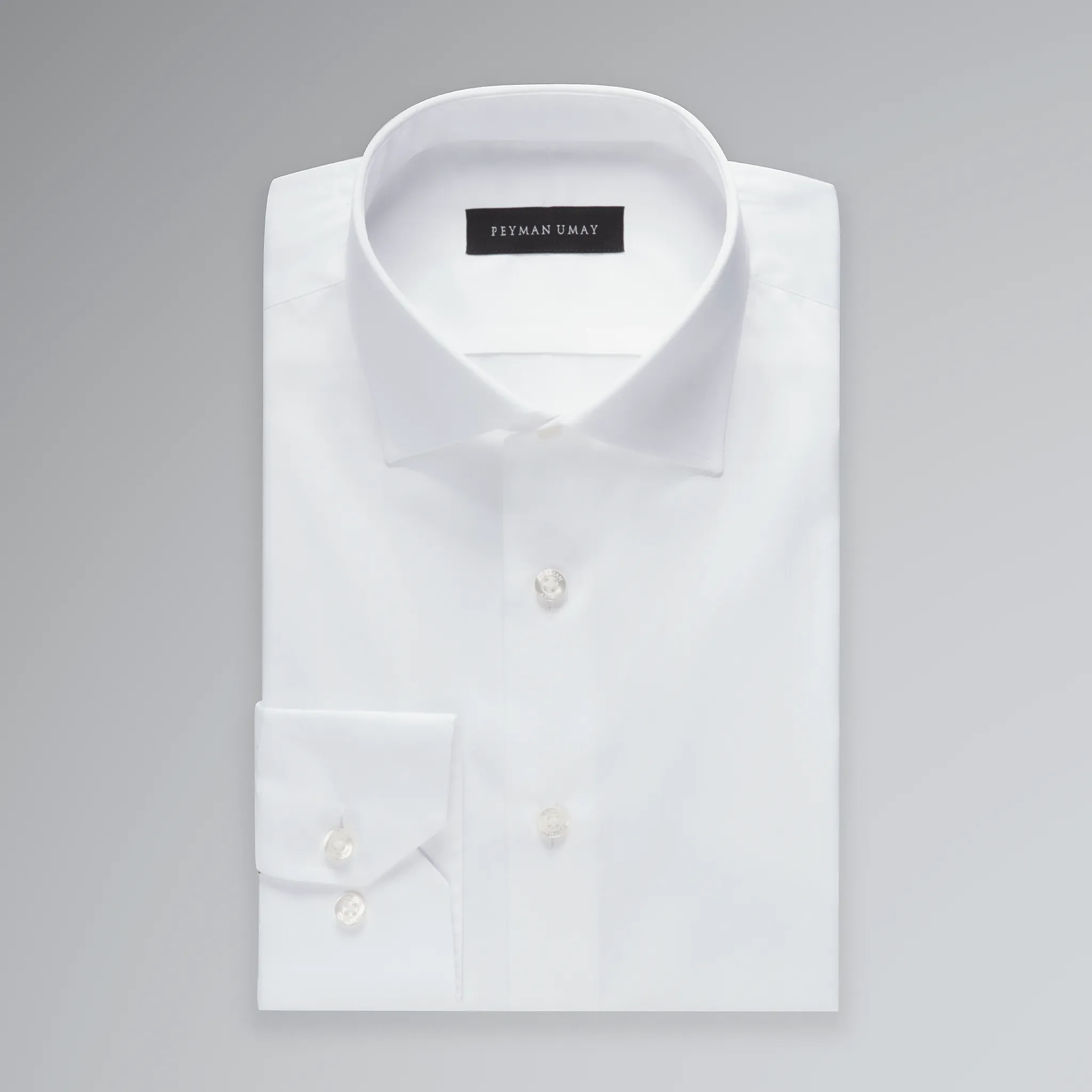 White Solid Cotton Shirt