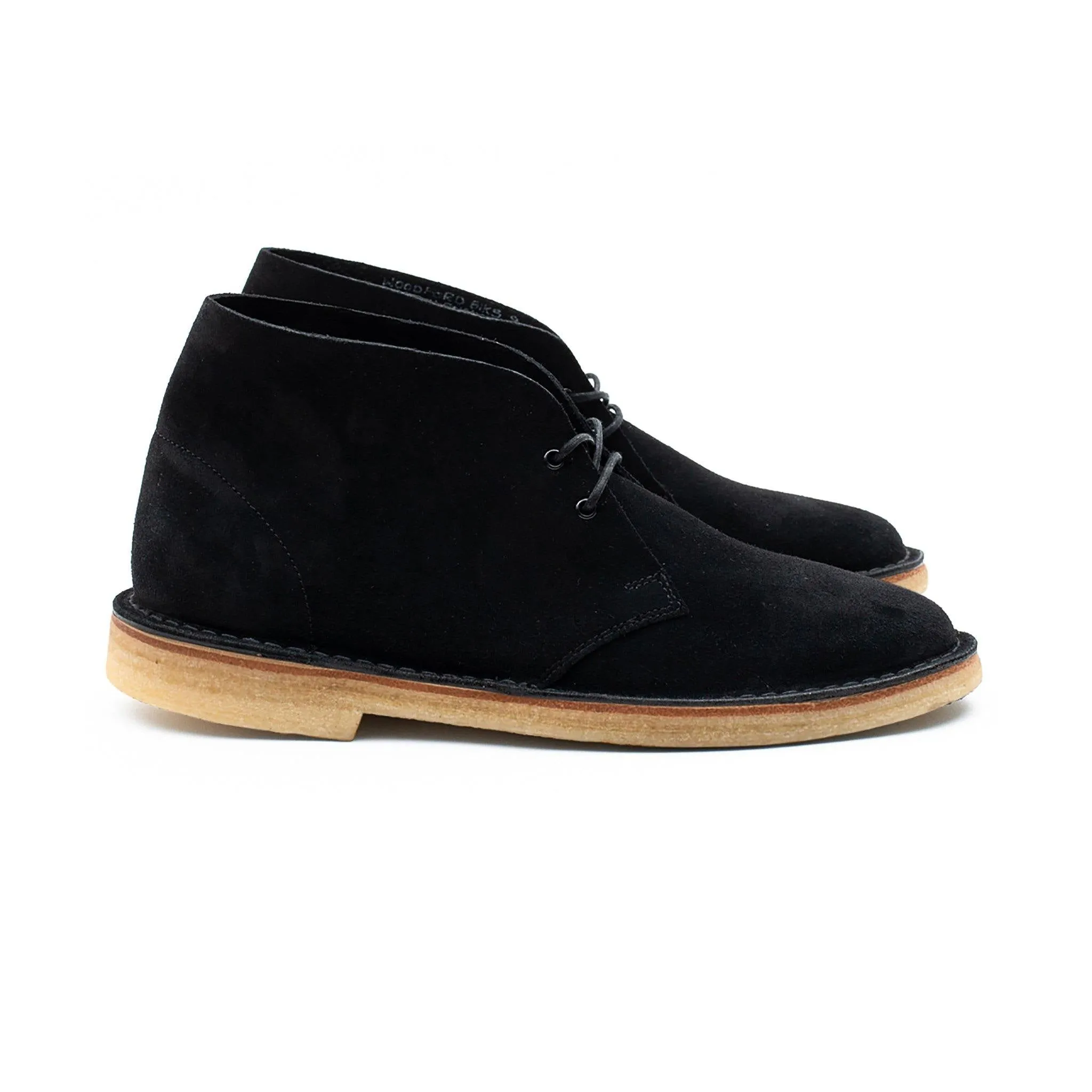 Woodford Desert Boot - Black Janus Calf Suede