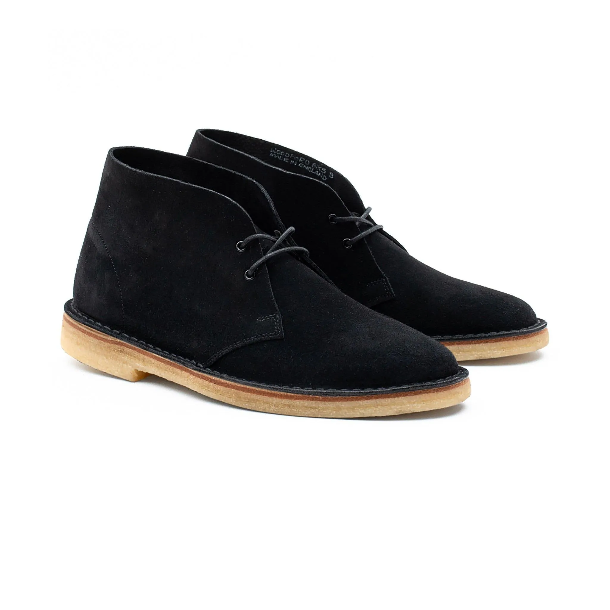 Woodford Desert Boot - Black Janus Calf Suede