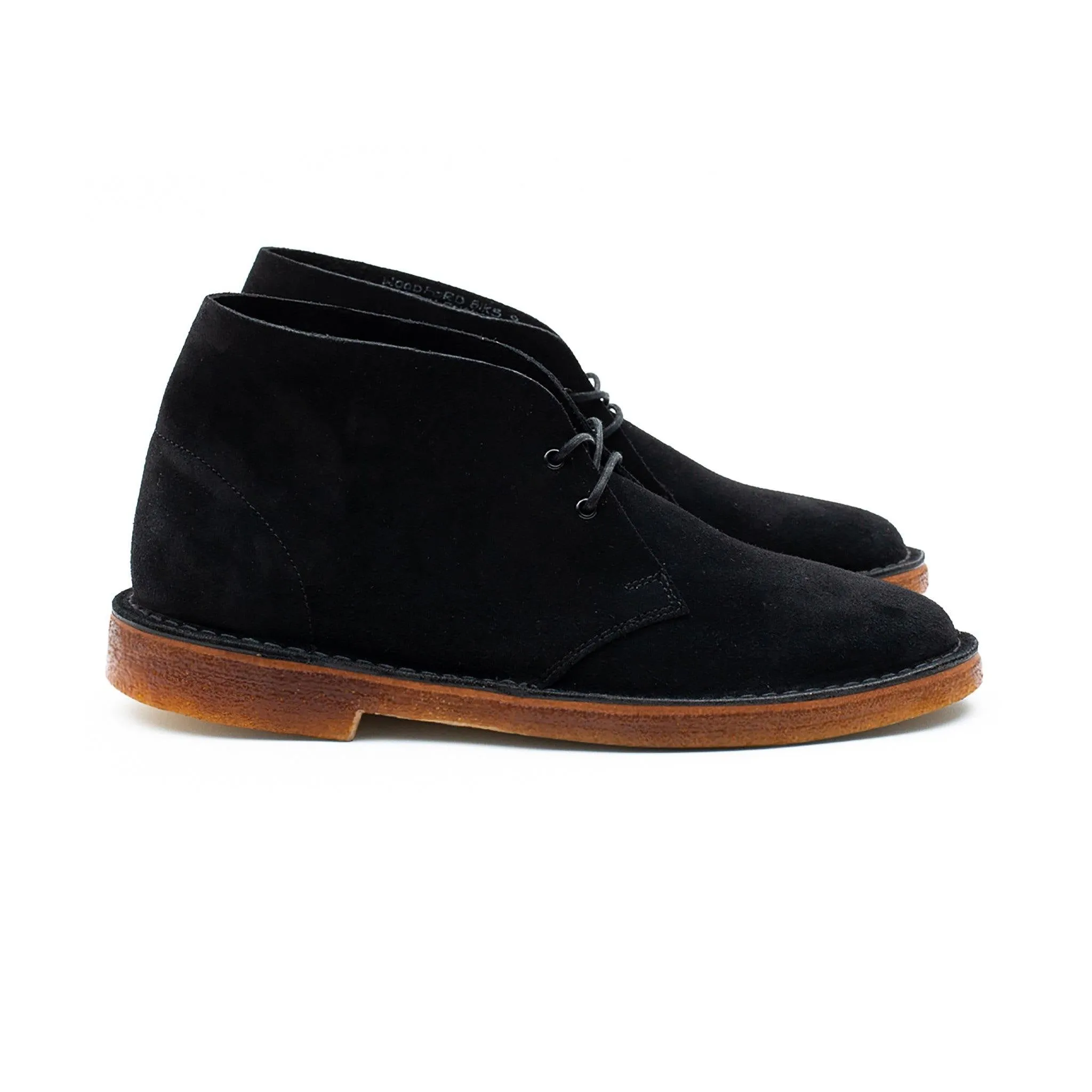 Woodford Desert Boot - Black Janus Calf Suede