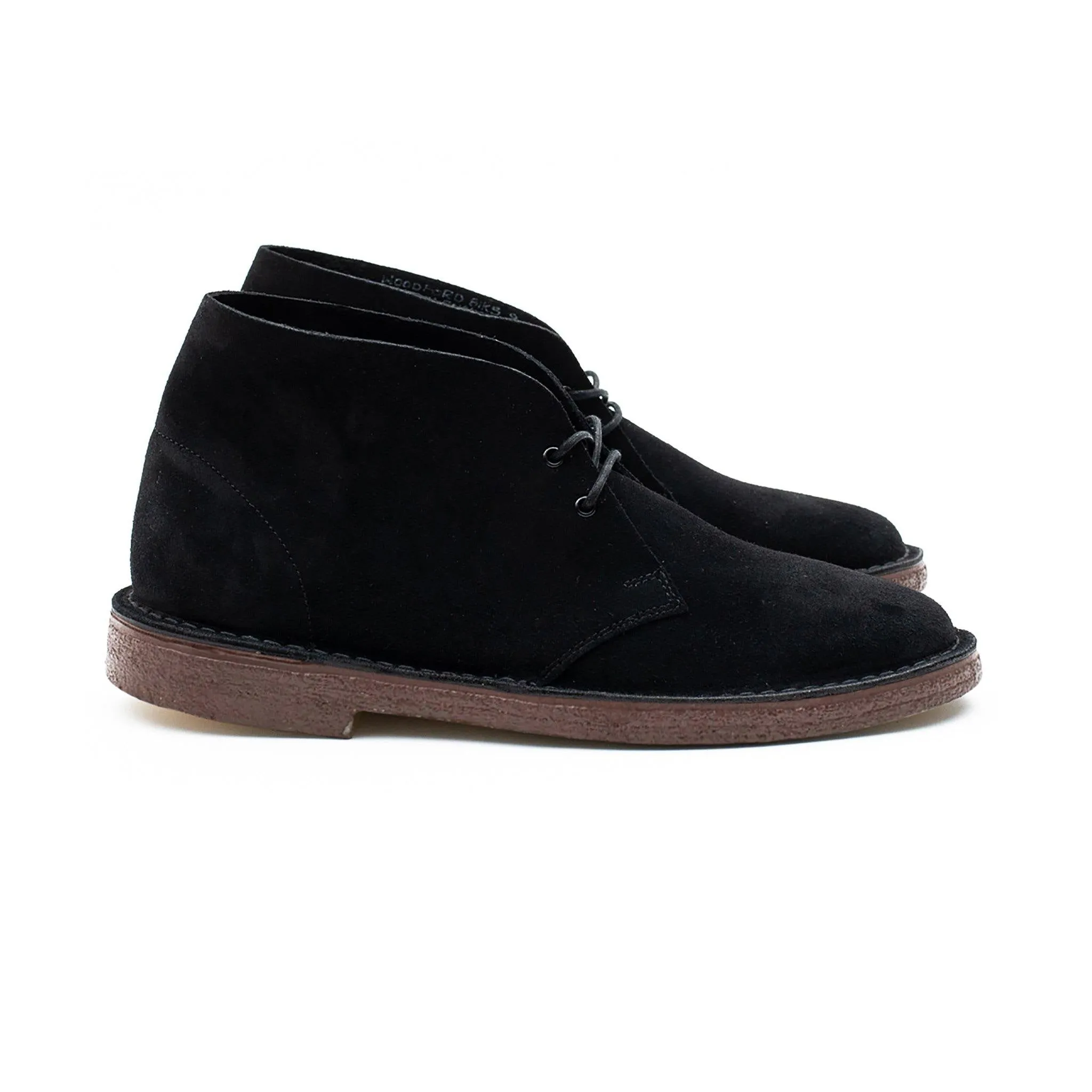 Woodford Desert Boot - Black Janus Calf Suede