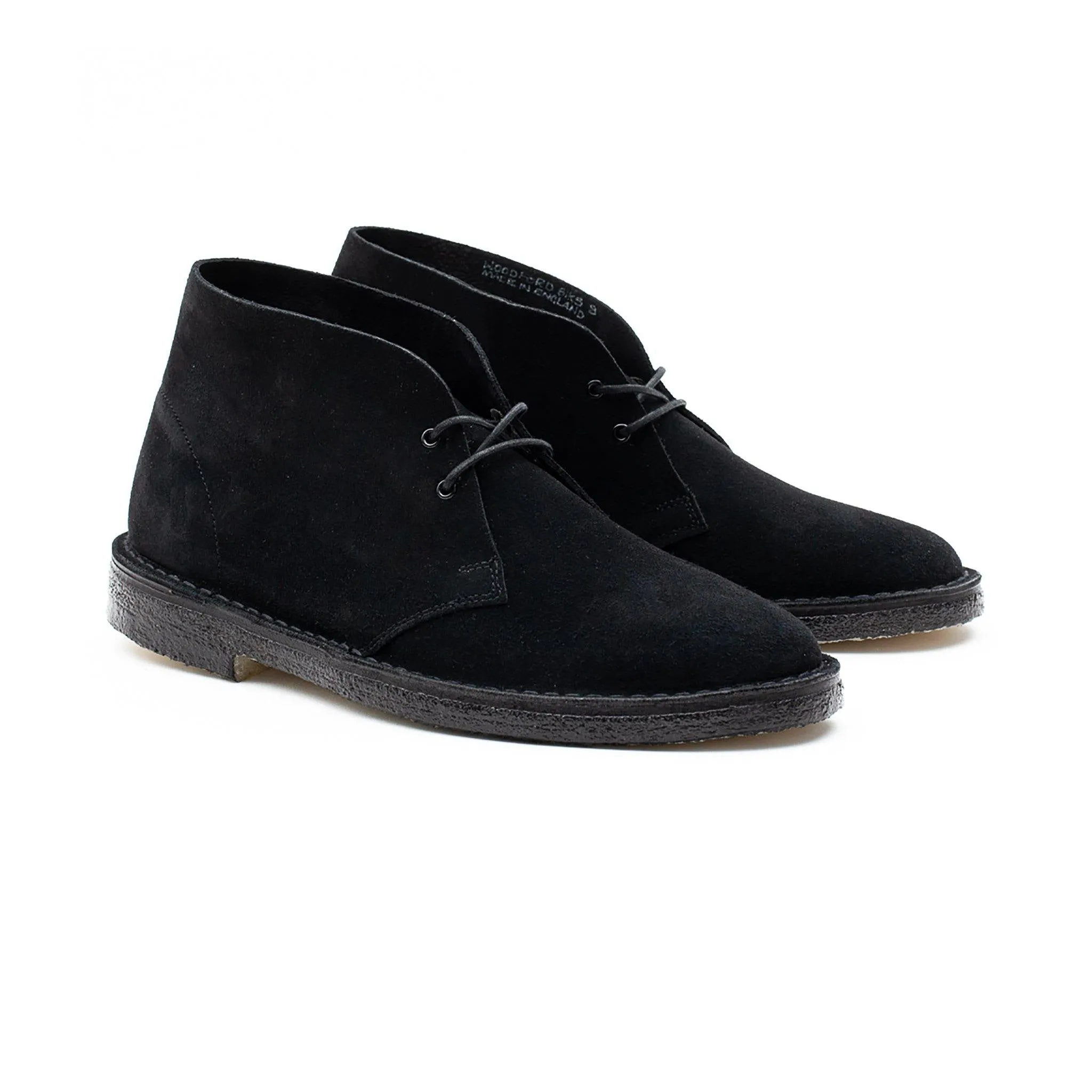 Woodford Desert Boot - Black Janus Calf Suede