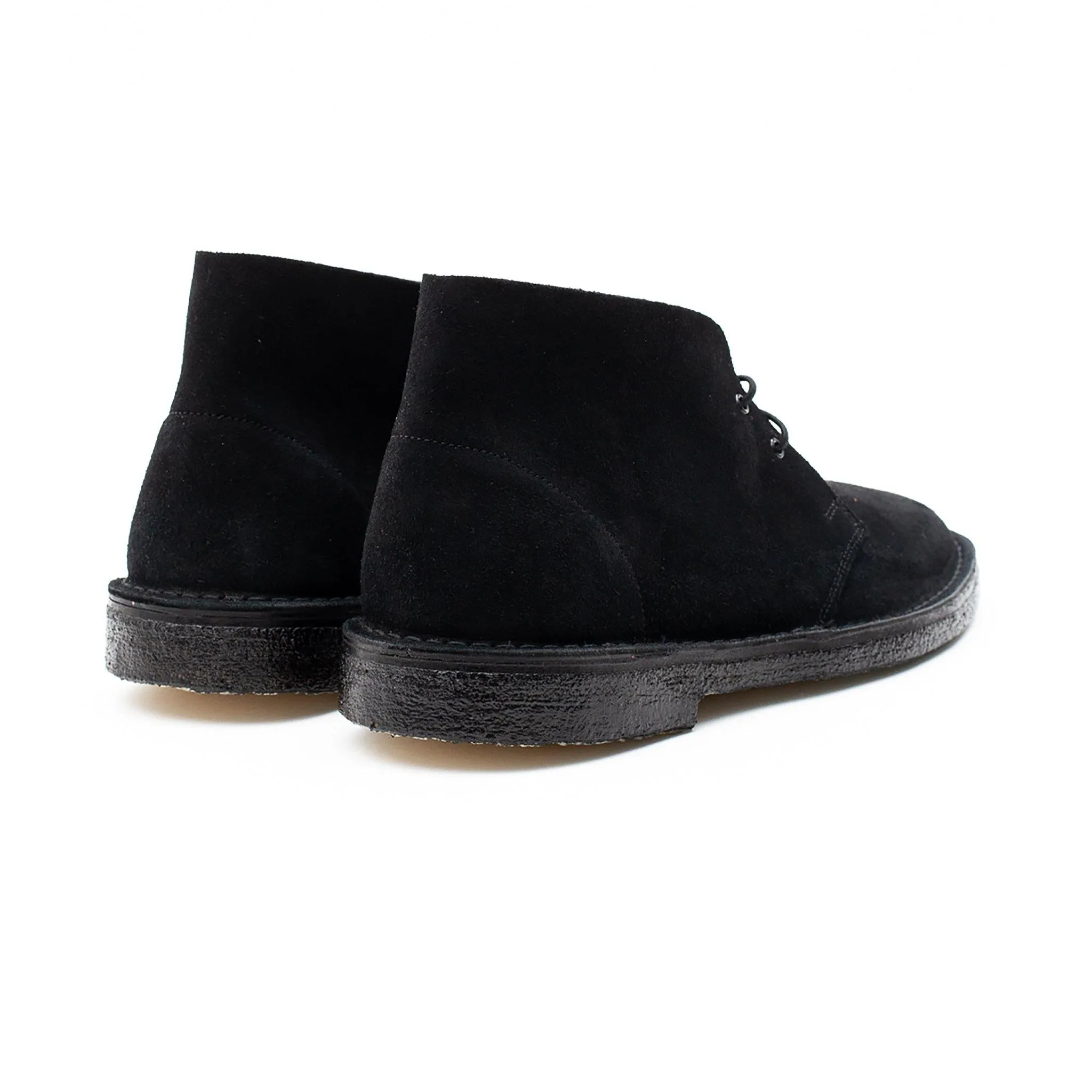 Woodford Desert Boot - Black Janus Calf Suede