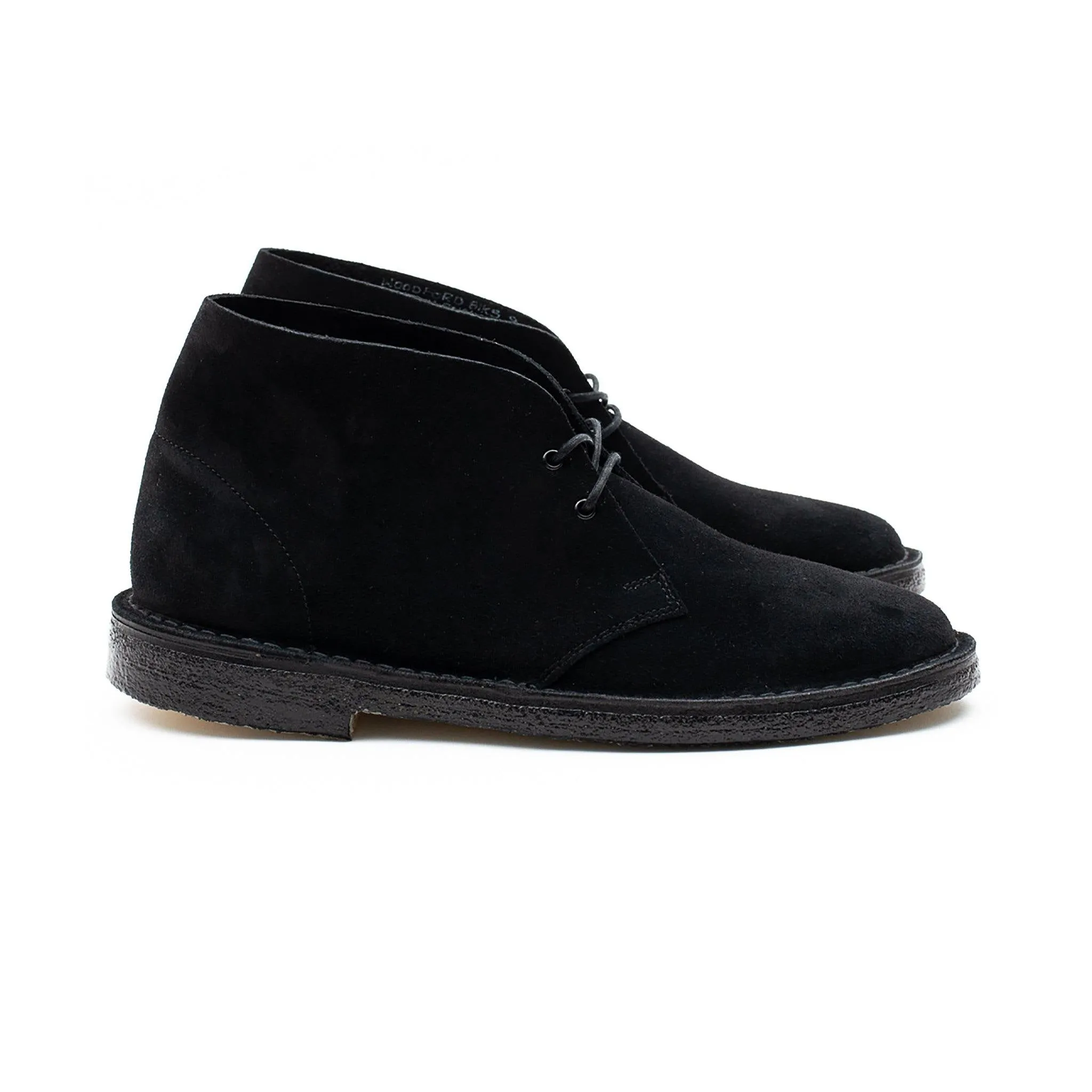 Woodford Desert Boot - Black Janus Calf Suede